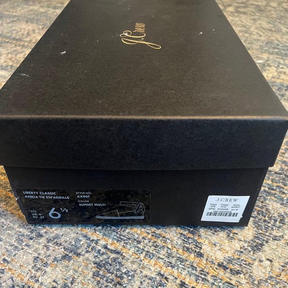 J. Crew Liberty Print Espadrilles - Size 6.5 NWT - Picture 7 of 7